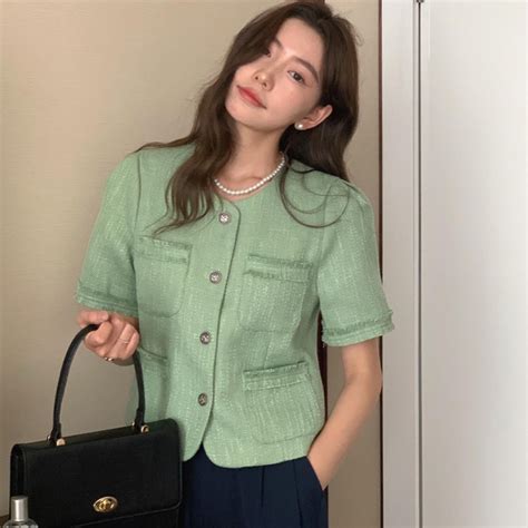 Y L Ki U O Hot Trend Ch Ng K M Blazer Di N Tr I Se L Nh V A P V A Sang Lemonade