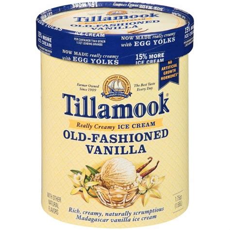 Tillamook Old Fashioned Vanilla Ice Cream Oz Instacart