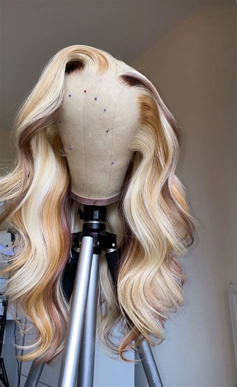 Blonde Brown Colored Lace Front Human Hair Wigs Brazilian Body Etsy Artofit