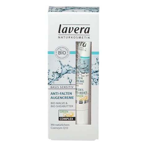 Lavera Basis Sensitiv Anti Falten Augencreme Q10 15 Ml Shop Apotheke