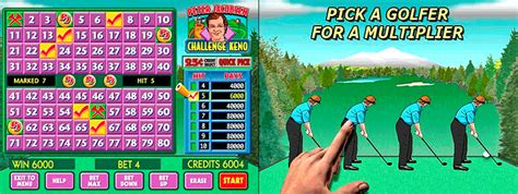 Peter Jacobsen Challenge Keno, Slot Machine by Summit Gaming (200?)