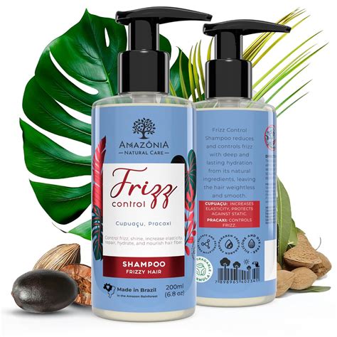 Melhor Shampoo Para Frizz Barato - Amazon.com : All Natural Frizz Control Shampoo for Men & Women- Anti ...