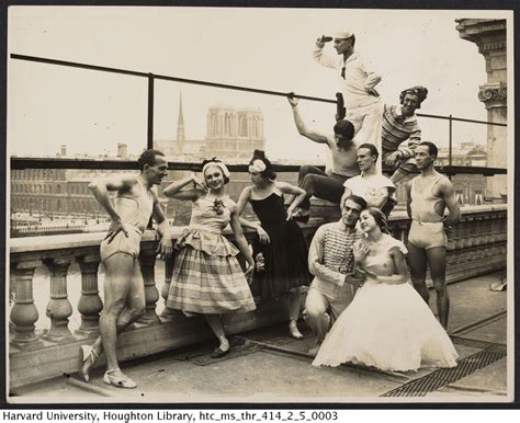 Publicity photo of Ballets Russes dancers,... — Houghton Library