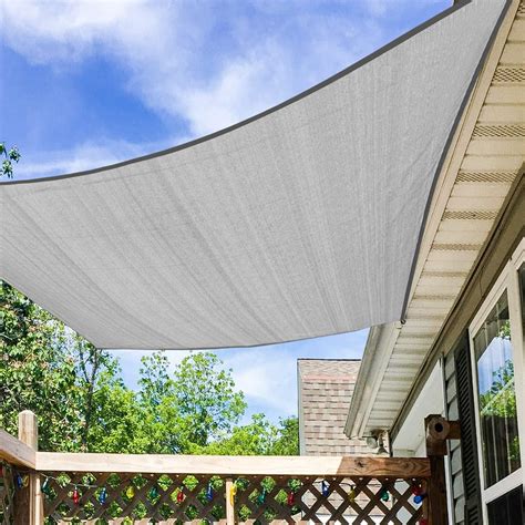 Amagenix Rectangle Sun Shade Sail Canopy Gsm Permeable Shade Cloth