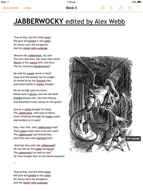 jabberwocky poem | alexwebbsblog!