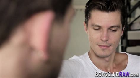 Gay Hottie Sits On Dick Bareback