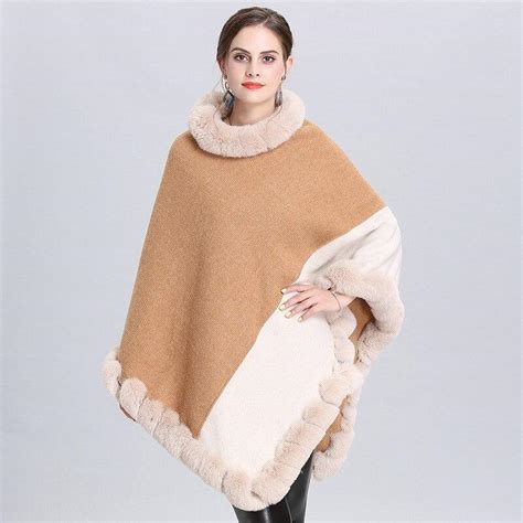 Poncho Fourrure • Univers Du Poncho