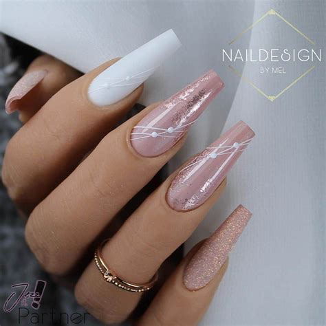 Chic Nude Coffin Nails That Are Holiday Date Perfect Dal Meets Glam Coffin Nails Designs