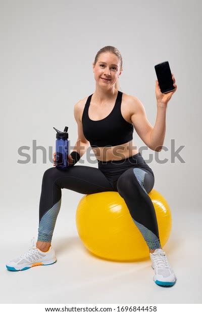 Slim Fit Blonde Girl Fitness Uniform Stock Photo Shutterstock