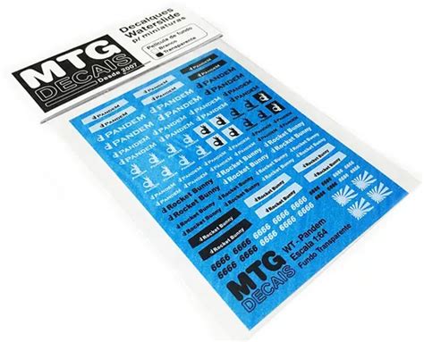 Decalque Waterslide Jdm Pandem Mtg Decais Hot Wheels Mercadolivre