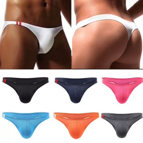 SEXY HERREN MÄNNER Thong Tanga G String Slips Mini Bikini Unterhosen Unterwäsche EUR 5 94