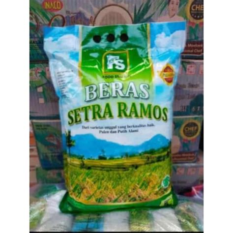 Jual Beras FS Food Station Setra Ramos Setra Pulen 5kg Shopee Indonesia