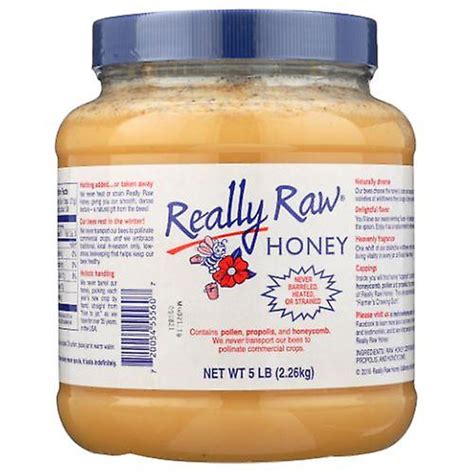 Really Raw Honey Unprocessed 5 Lb Pack Of 1 Fruugo Uk
