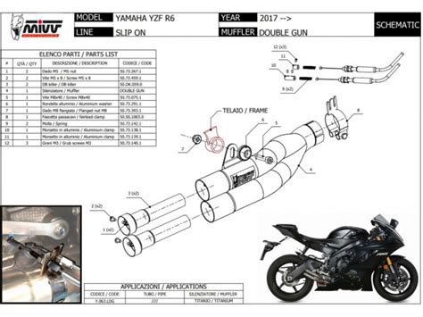 Mivv Yamaha R6 Auspuff Double Gun Ab 2017 Mivv Auspuffde