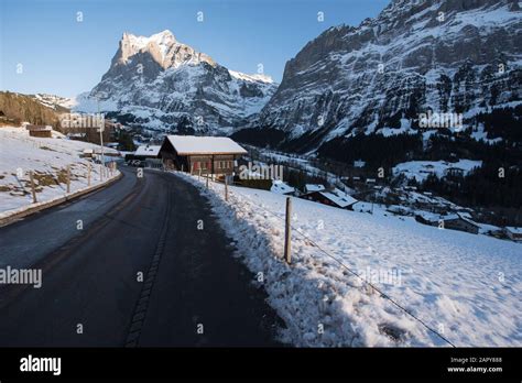 Grindelwald village in switzerland Stock Photo - Alamy