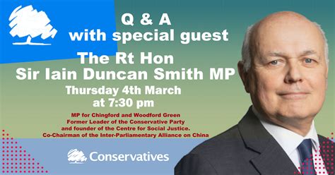 A Q&A with the Rt Hon Sir Iain Duncan Smith MP | Wandsworth Conservatives