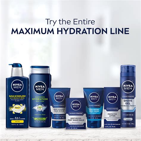 Buy Nivea Men Maximum Hydration 3 In 1 Body Lotion 169 Fl Oz Bottle Online At Lowest Price In