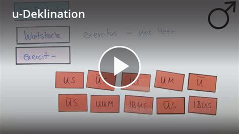 U Deklination Latein Erklärung Tabellen Easy Schule
