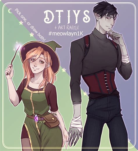 Meow ☾ Freelance Illustrator Dtiys Challenge Art Raffle On