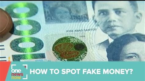 Bsp Explains How To Identify Fake Money Youtube