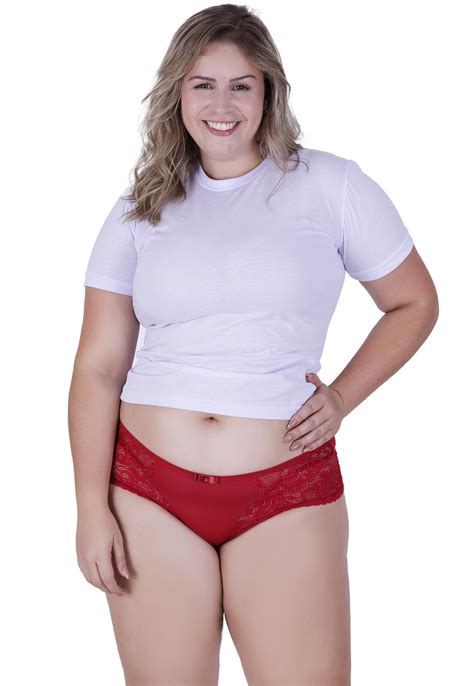 Calcinha Amor Plus Size Microfibra Concept Lingerie Rubi A Partir De