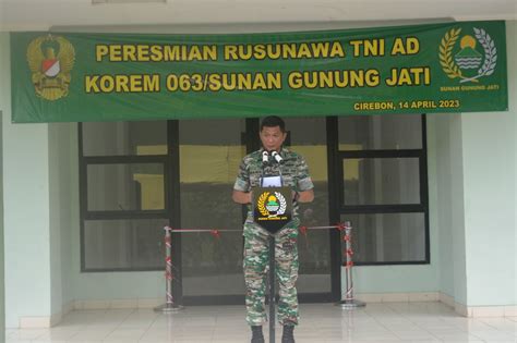 Kasrem Sunan Gunung Jati Resmikan Rusunawa Kalitanjung