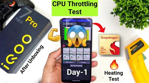 IQOO Neo 7Pro CPU Throttling Test Day 1 After Unboxing Iqooneo7pro