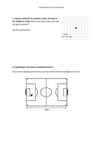 Construction And Loci Lesson Teaching Resources