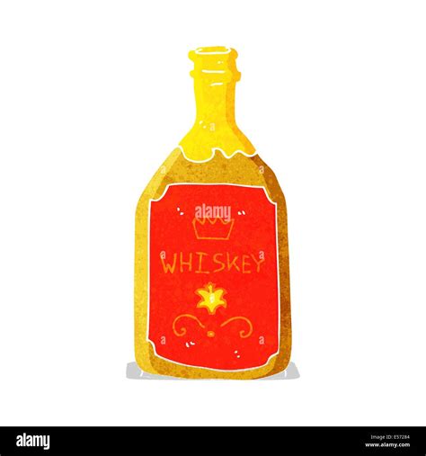 Cartoon Whiskey Bottle Stock Vector Image Art Alamy