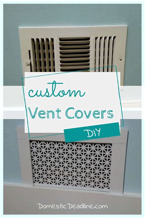 How To Make Custom Air Vent Covers Harpernco Vent Covers Diy Diy