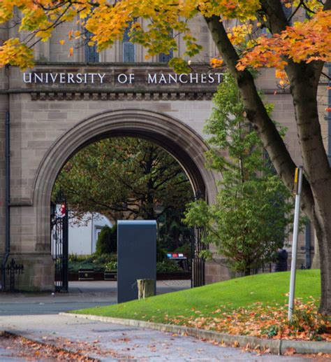 Autumn leaves on main Whitworth Building - Department of Chemistry Blog