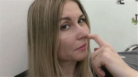 It Is So Hot Watching A Beautiful Blonde As Yourself Pick Her Big Nose Mp Full Hd P