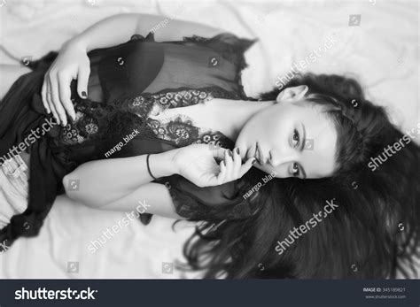 Sensual Beautiful Woman Lingerie Bed Stock Photo Edit Now 345189821 Shutterstock