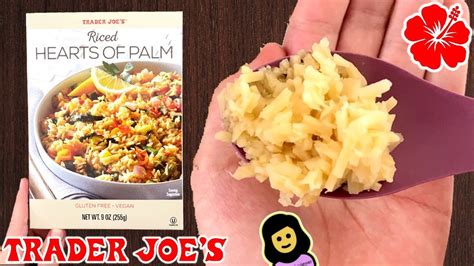 Riced Hearts Of Palm Trader Joes Product Review YouTube