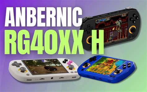 Anbernic Rg Xx H Officially Announced Retro Handhelds