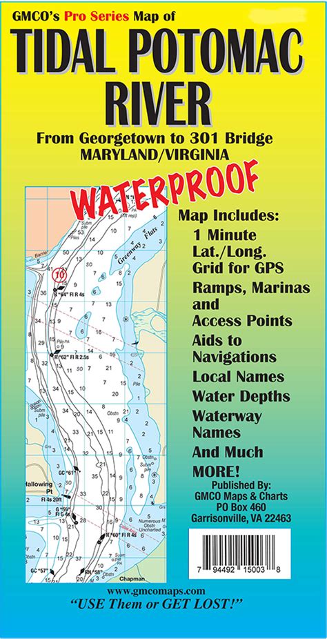 Tidal Potomac River Pro Series Gmco Maps