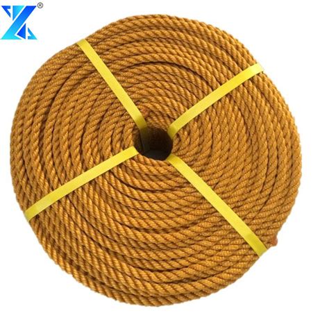 3 Strand Pp Rope Polypropylene Rope For Cargo Nets Fishing Nets