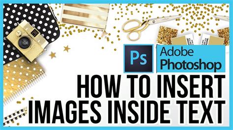 How To Put An Image Inside Text In Photoshop Youtube