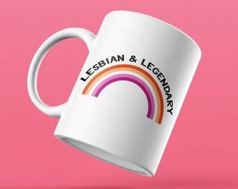 Lesbian Pride Mug Lesbian Pride Flag Lesbian Gifts Etsy