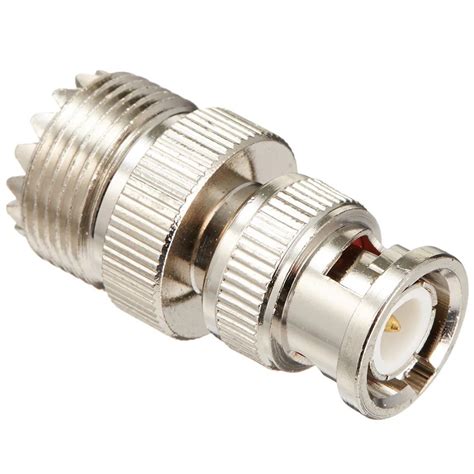 Bnc Male Plug To Uhf So Female Rf Coaxial Rf Connector Uhf Pl