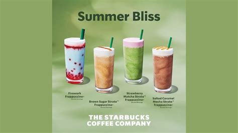 Starbucks Unveils Four New Summer Frappuccino Flavors!