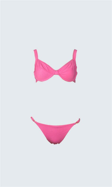 Bikini Dani Tex Fucsia Praia Brava