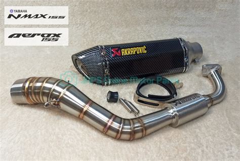 Akrapovic Sc Project Full System Exhaust Pipes For Nmax V V