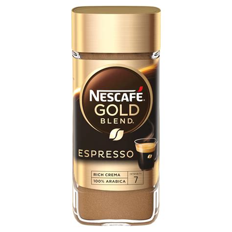 Buy Nescafe Gold Espresso Instant Coffee Italian Style Rich With Crema 95 Grams Online At