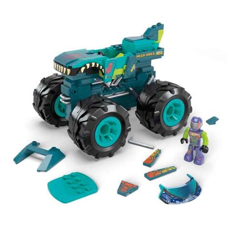 Jual Hot Wheels Mega Construx Mega Wrex Monster Truck Building Set Pcs Shopee Indonesia