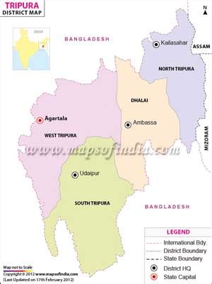 Districts of Tripura