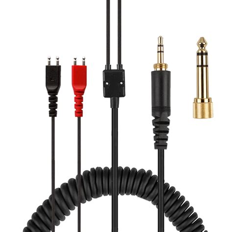 Cable de extensión de resorte de repuesto para auriculares Sennheiser