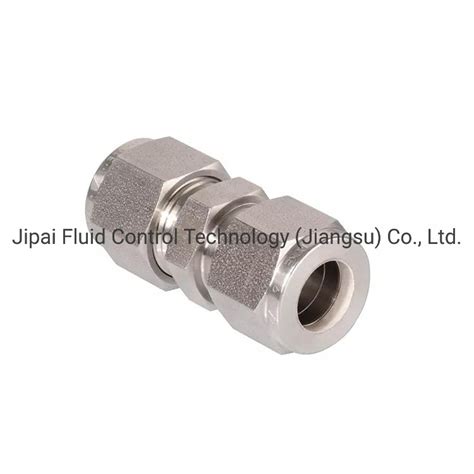 Nai Lok Double Ferrule For Metric Tube Twin Ferrule Bulkhead Union Ss