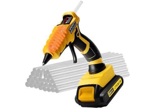 Dewalt V Battery Cordless Hot Glue Gun Review Cordless Techzone