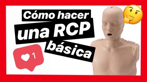 💚cómo Hacer Una Reanimación Cardiopulmonar Rcp Básica En Adultos 2023 Youtube